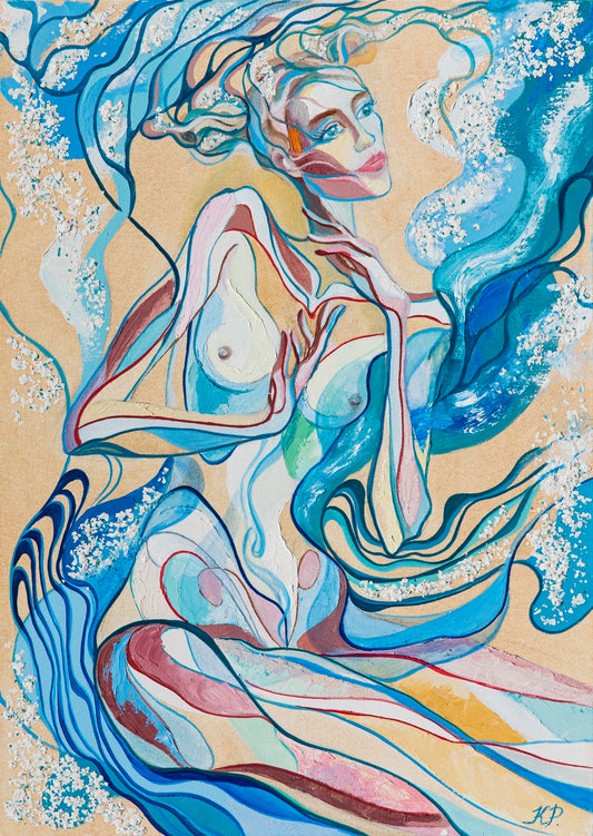 Print of the original artwork "Aquarius"